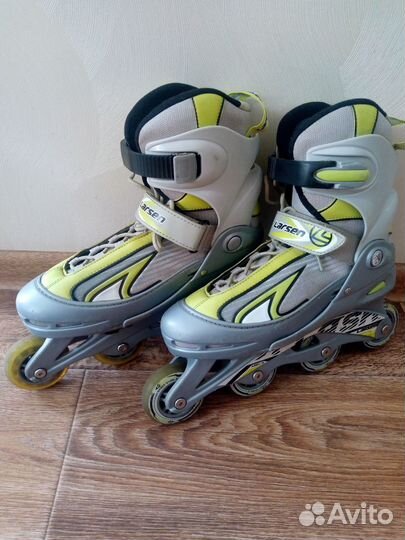 Роликовые коньки larsen flash раздвижные
