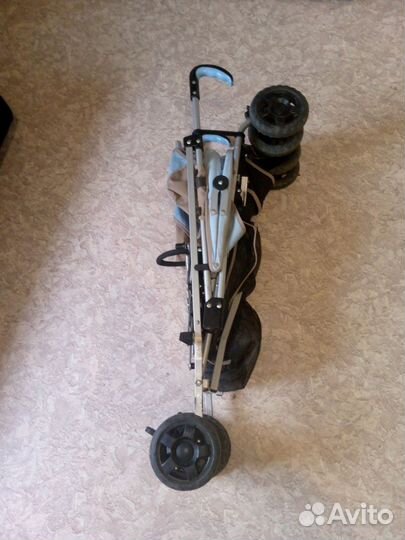 Прогулочная коляска трость бу