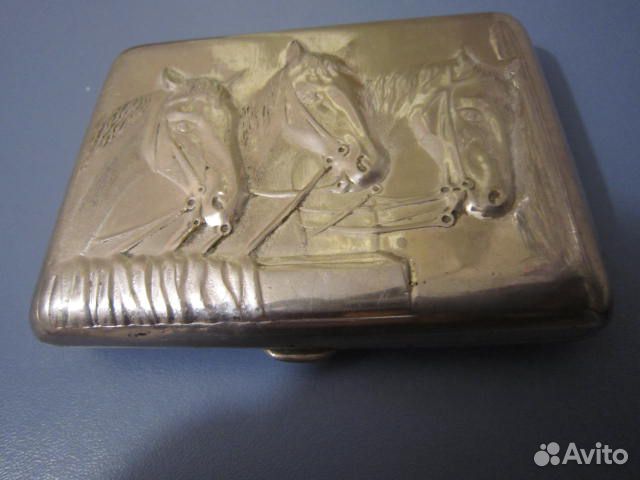 Портсигар тройка СССР