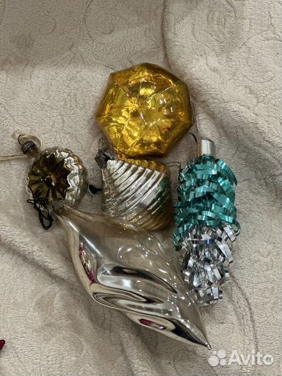 Ретро ёлочные игрушки 70го года