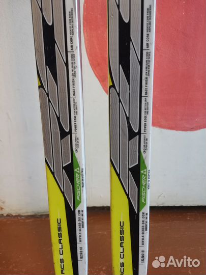 Лыжи беговые fisher carbonlite classic jr 182