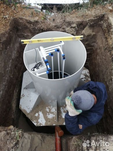 Монтаж септика