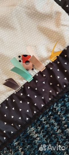 Развивающий коврик tiny love день и ночь подвесами