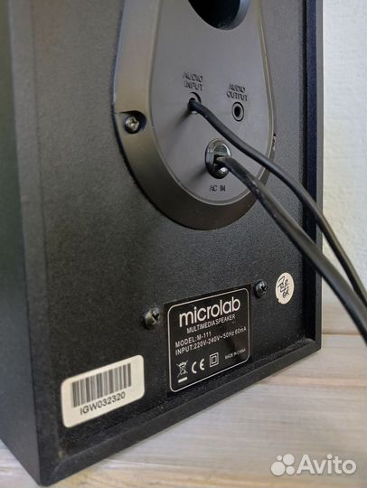 Microlab M-111 усилитель звука и колонки акустика
