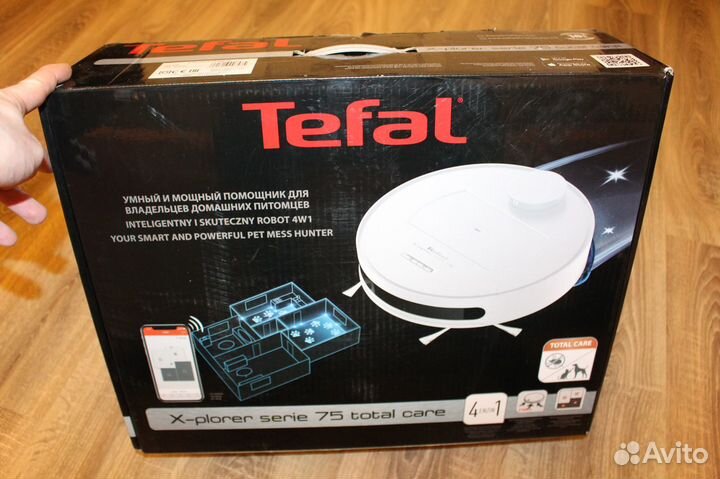 Робот пылесос Tefal X-plorer serie 75 total care