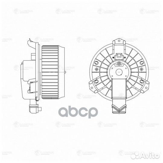 Мотор отопителя honda accord/CR-V 06- LFH 23LL