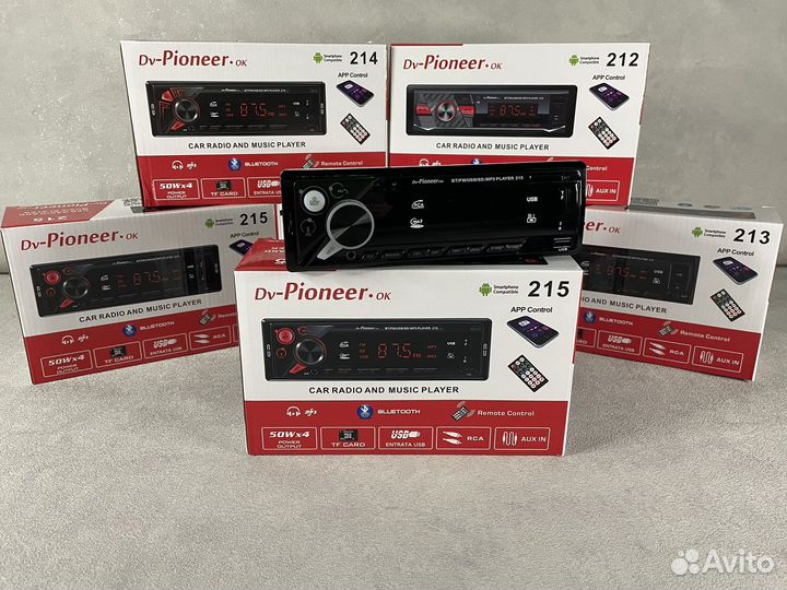 Магнитола 1 din pioneer новая