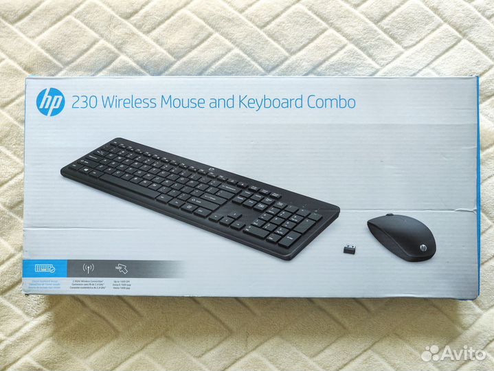 Беспроводная мышь+клавиатура HP 230 Wireless