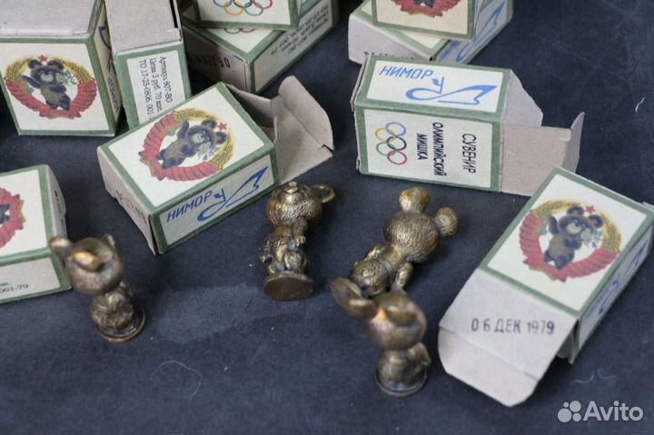Олимпийский мишка ссср, бронза