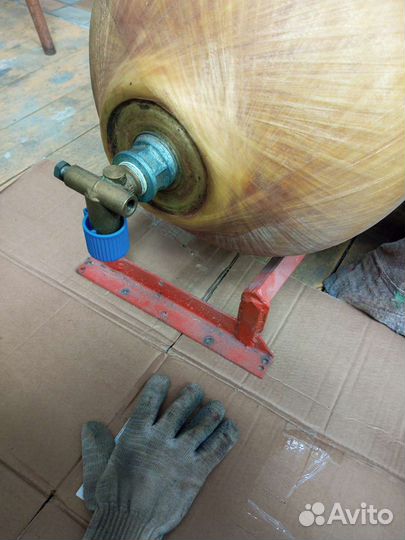 Метан. Баллон 67л. Редуктор. Кран