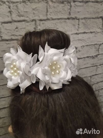 Бант-резинка на пучок