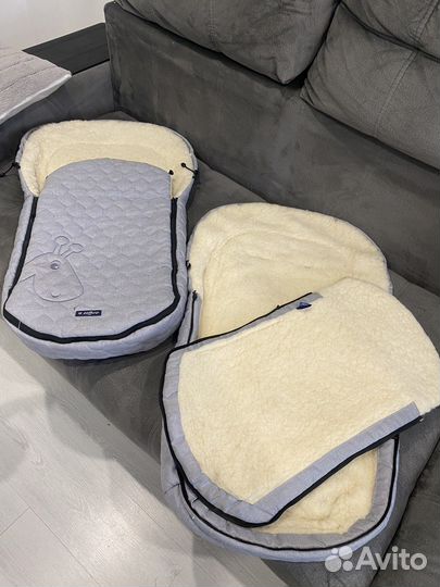 Конверт в коляску на овчине
