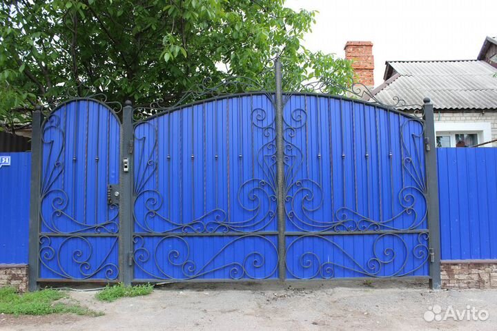 Ворота кованые
