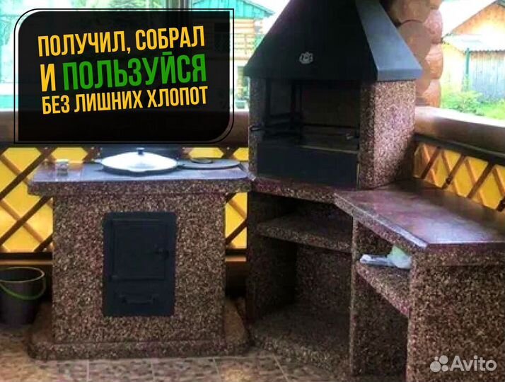 Модульные печи барбекю,печь под казан