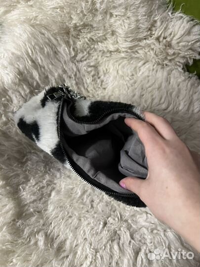 Сумка с принтом коровы