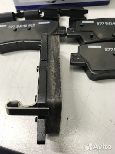 Задние тормозные колодки Hyundai Elantra.Оригинал