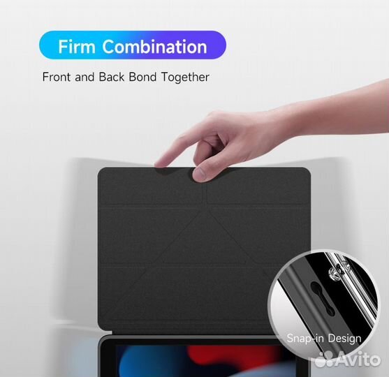 Чехол Smart Case для Apple iPad 7 10.2 + Стекло