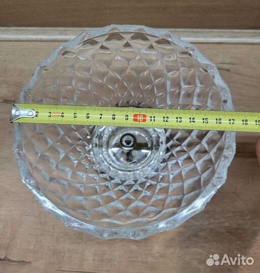 Хрустальная конфетница и салатник СССР