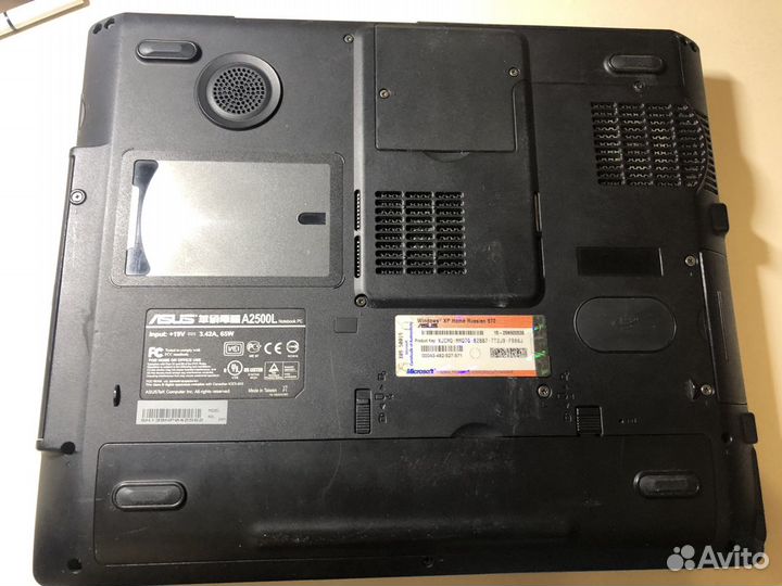 Ноутбук asus а2500l