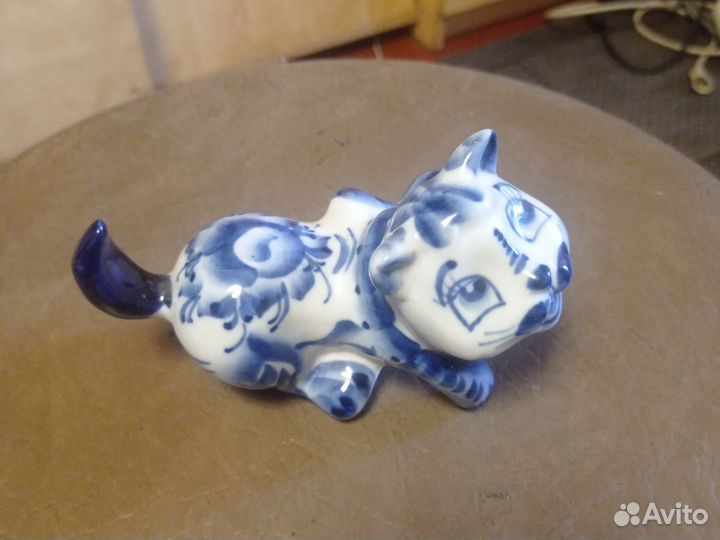 Фигурка Гжель Кошка