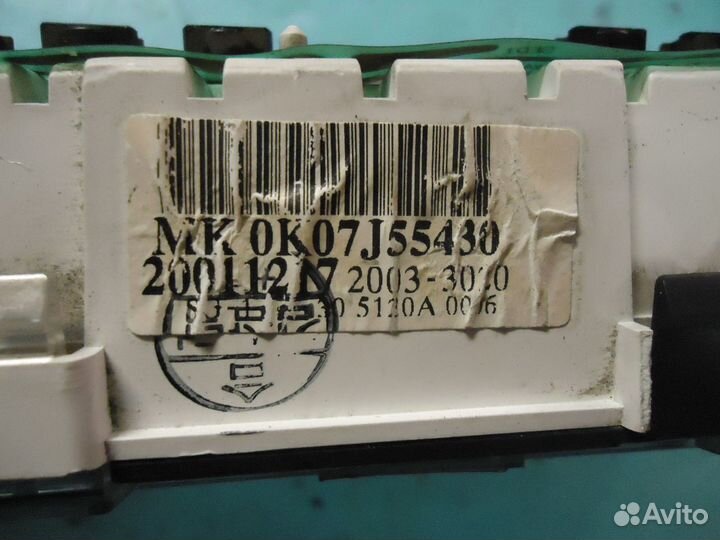 0K07J55430 комбинация приборов Kia Sportage I
