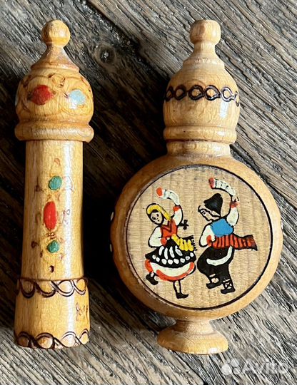 Деревянные флаконы от духов Bulgaria