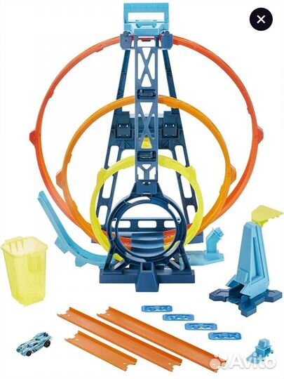 Трек Hot Wheels Тройная петля GLC96