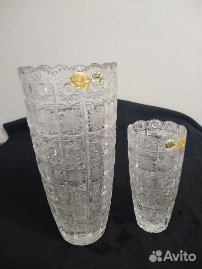 Винтаж, вазы новые. Чехословакия