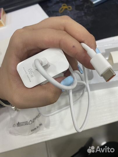 Зарядное устройство Huawei + кабель USB Type 66 вт
