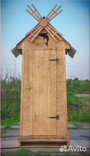 Дачный туалет с установкой SOX555