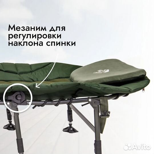 Карповая кровать раскладушка Condor до 150 кг