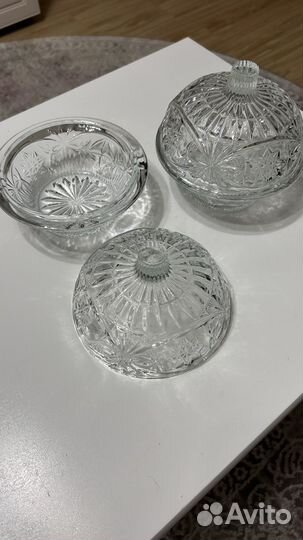 Конфетница с крышкой СССР