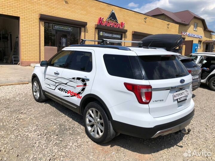 Багажник на крышу Ford Explorer модельный аэро