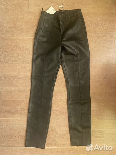 Кожаные брюки Zara s