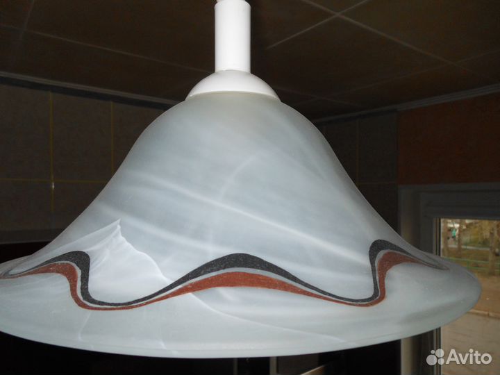 Плафон потолочный матовое стекло новый в сборе