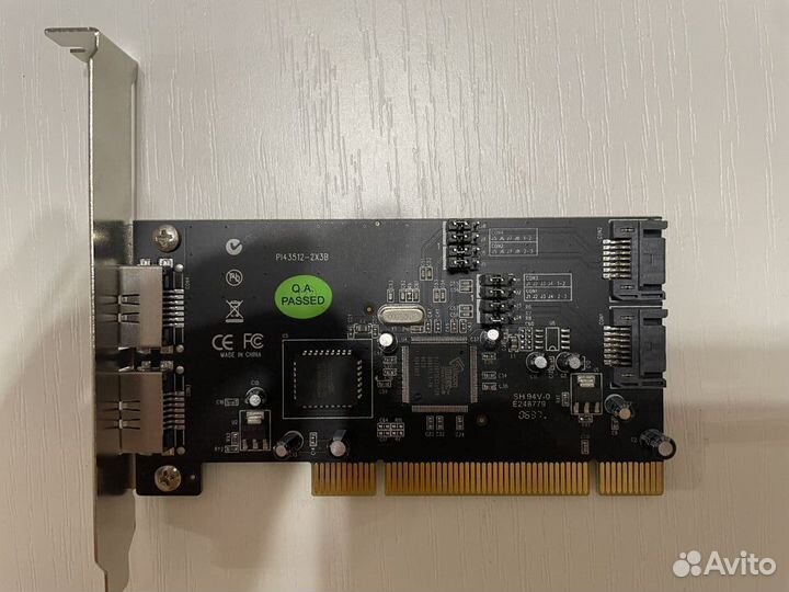 Контроллер PCI ST Lab PI43512-2X2B PCI sata-raid