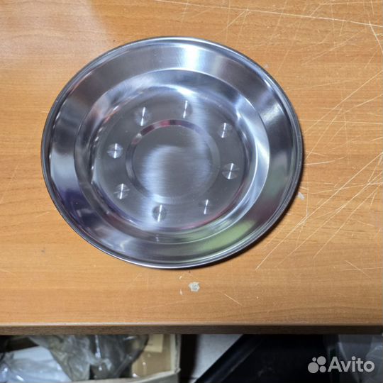 Тарелки стальные 20 см