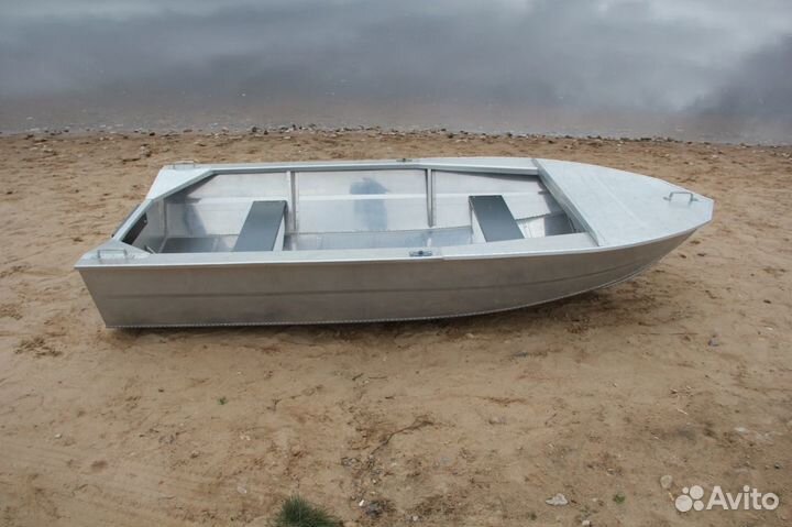 Алюминиевая лодка Мста-Н 3 м., новая, с вёслами