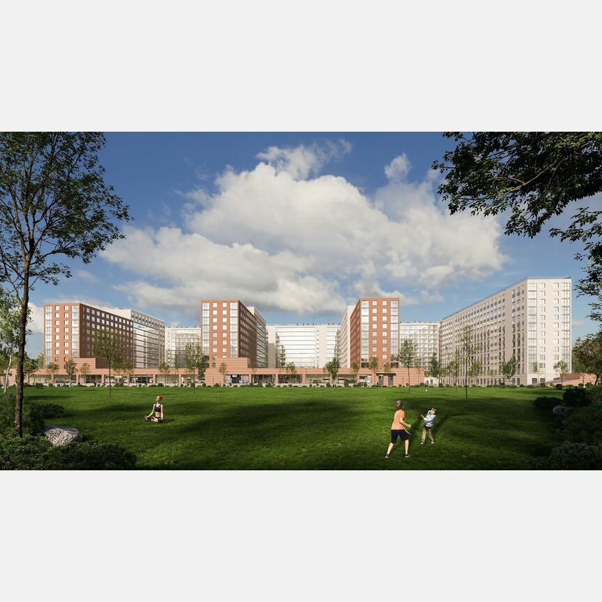2-к. квартира, 64,1 м², 12/12 эт.