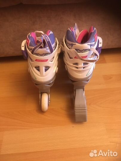 Роликовые коньки раздвижные Reaction Rainbow