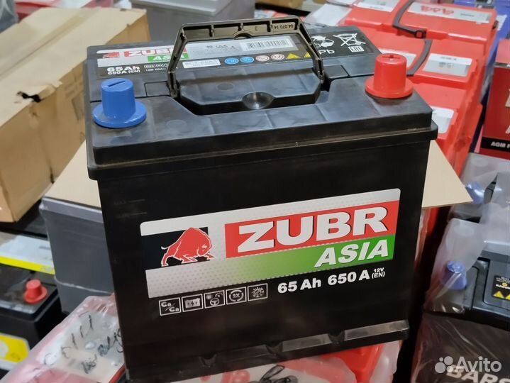 Аккумулятор 65 Ач Zubr