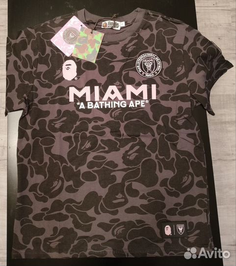 Футболка bape x inter miami