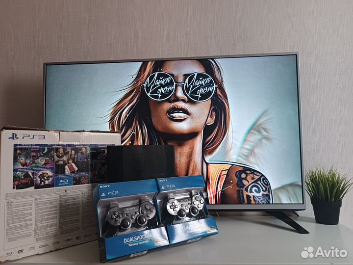 Sony PlayStation 3 прошитая+50игр