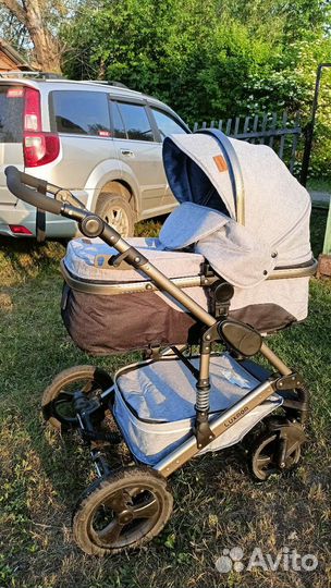 Коляска 2 в 1 luxmom 555