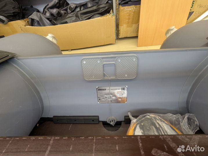 Лодка Gladiator A280тк Темно-серая Б/У (84)