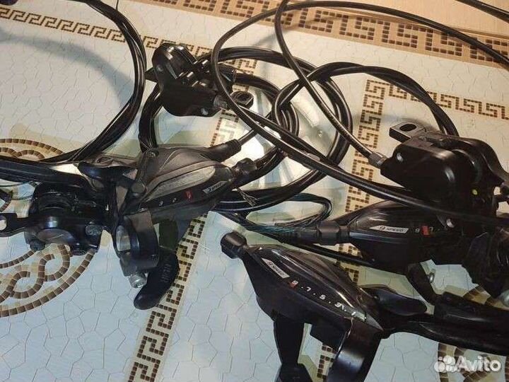 Shimano ST-EF505 3х9; 2х9 моноблоки+ гидро MT-200