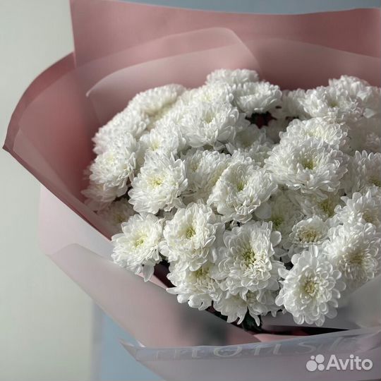 Букет-гигант с кустовой хризантемой