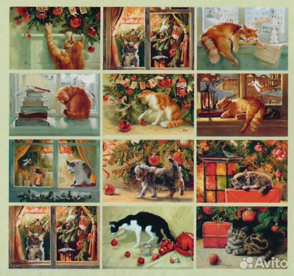 Открытки наборы Пушистое счастье Павлова Саханов