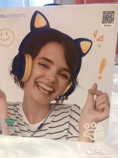 Проводные наушники Hoco W36 новые