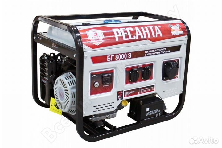 Электрогенератор бг 8000 Э Ресанта